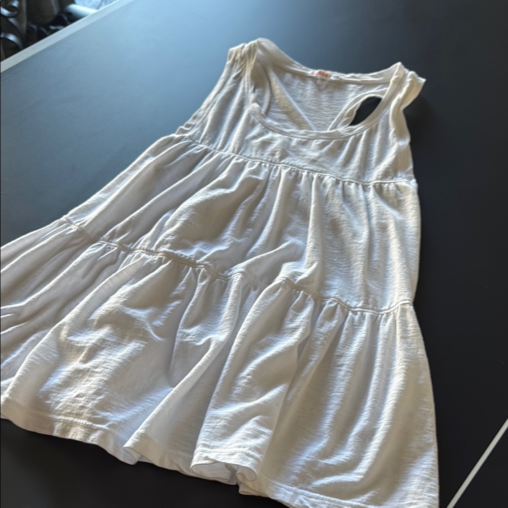 Sundry white Sleeveless Top racer back